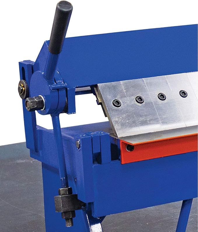 Eastwood 48 Inch Sheet Metal Pan and Box Brake with Adjustable Removable Fingers | High Versatility and Durability Sheet Metal Box Pan Brake | Bend Angle Up to 135 Deg. | 16 Removable Hardened Fingers