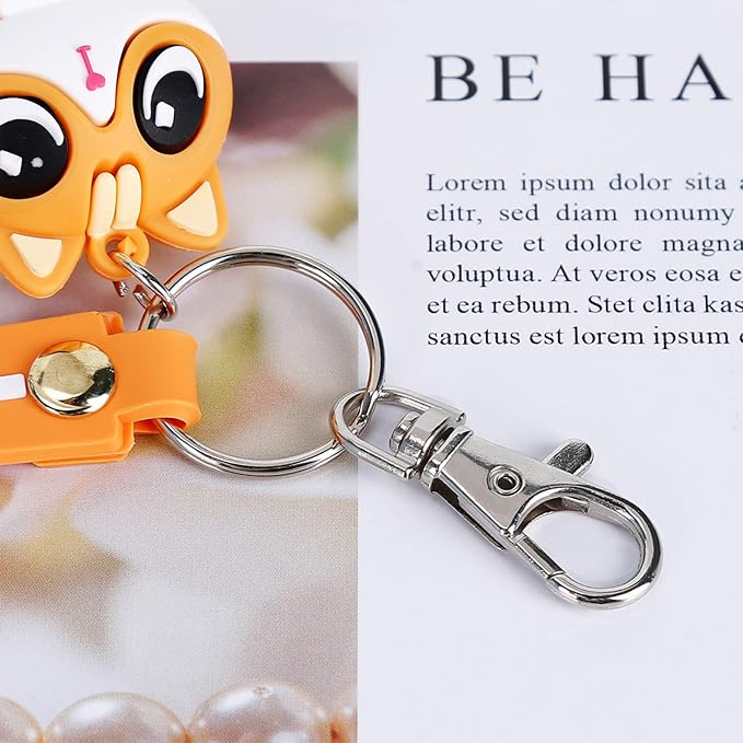100PCS Swivel Snap Hooks with Key Rings, Premium Metal Swivel Lobster Claw - Image 5