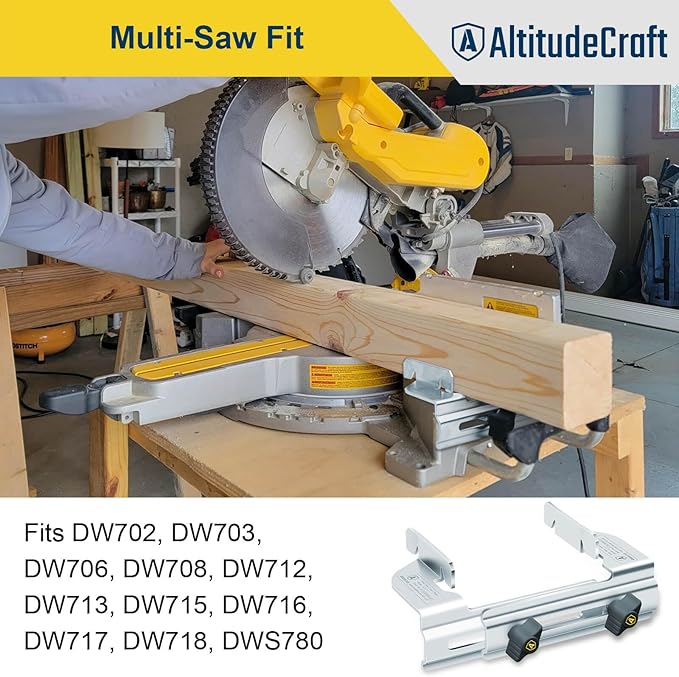 Miter Saw Crown Stops, Fits DW702, DW703, DW706, DW708, DW712, DW713, DW715, DW716, DW717, DW718, DWS780 – Woodworking Guide for Precise Cuts