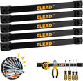ELEAD Magnetic Storage Organizer Tool Holder - 6-Piece Wall Mount Rack Garage Organization Power Magnet Hanger Workbench Board Slatwall Van Organizers Mounted Hanging Strip