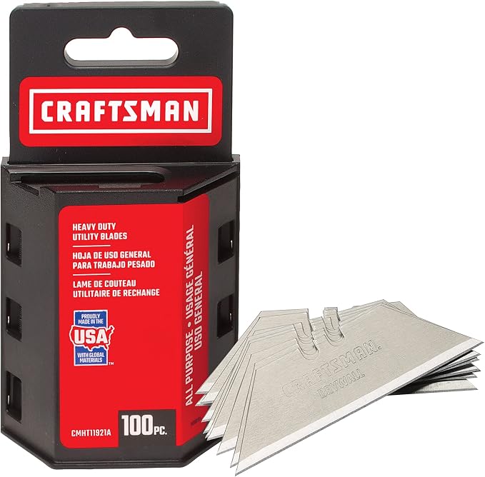 CRAFTSMAN Utility Knife Blades, 100 Pack, by CRAFTSMAN