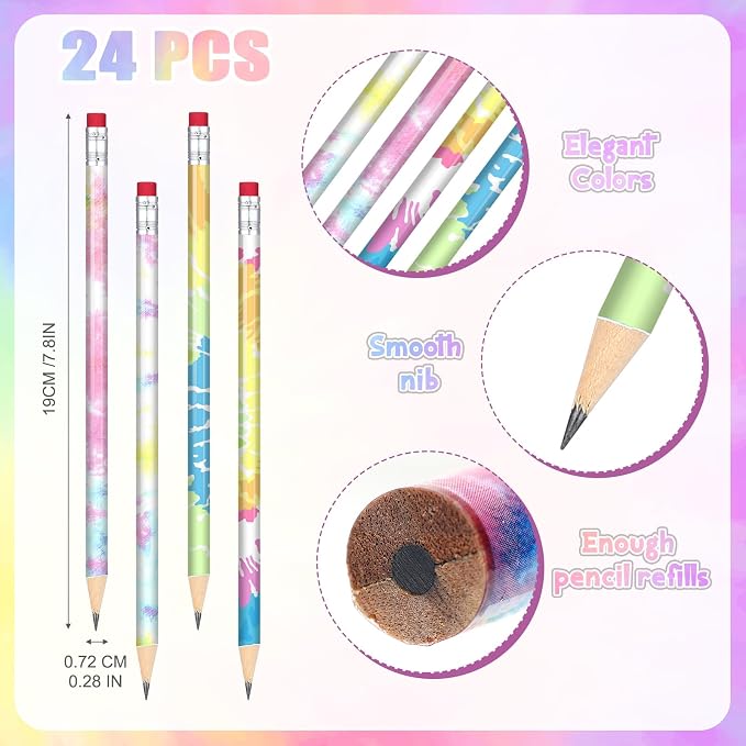 Honoson 48 Pcs Mini Tie Dye Notepads - Image 3