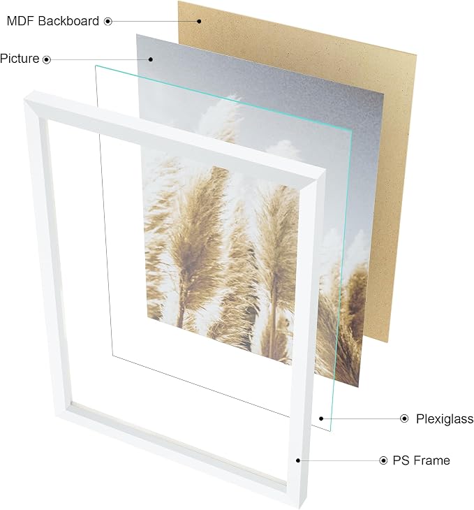 ArtbyHannah Gallery Wall Frame Set, 8 Pack Picture Frames Collage Wall Decor - Image 3