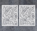 GSS Designs 2 Pack of 12x16Inch Flourish Stencils by GGSSDesigns