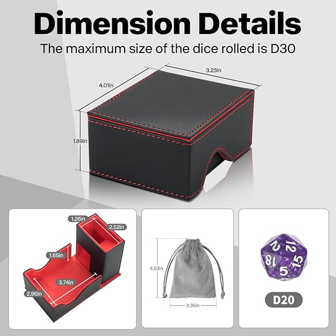 Dice Tower and Tray, Foldable Portable Dice Rolling Tower, Dice Roller Accessory - Image 6