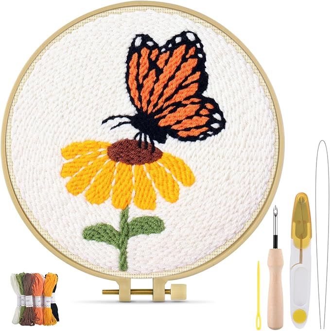 TINDTOP Punch Needle Kits, DIY Punch Embroidery Kits by TINDTOP
