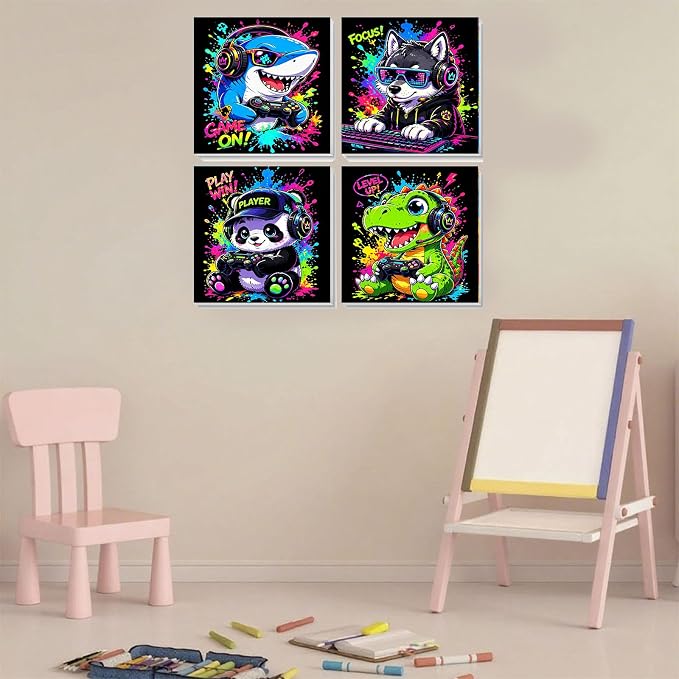 4 Pack Paint by Numbers Kit for Kids - Image 5