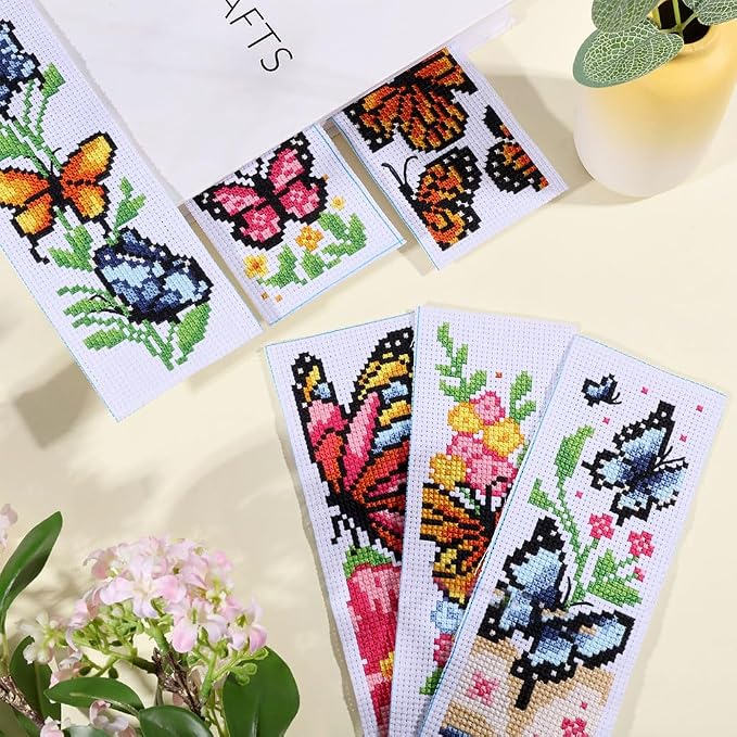 ORIGACH 6 Pcs Cross Stitch Bookmark Kit - Image 7