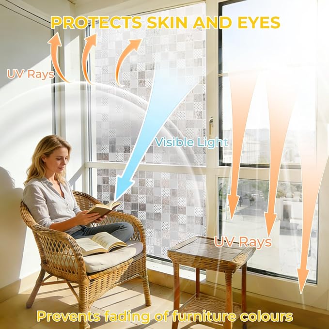 OHTMERU Window Privacy Film Decorative - Image 4