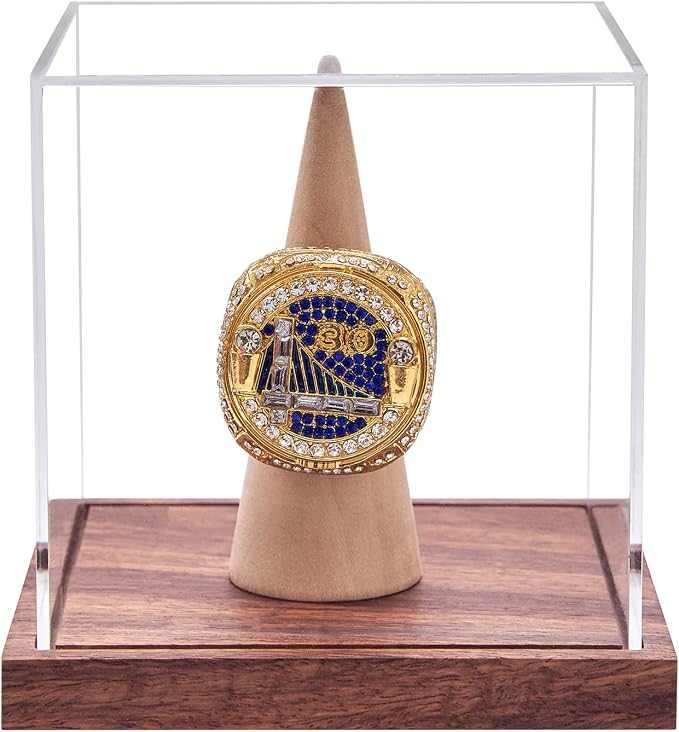 LITY Championship Ring Display Case, No Assembly Required Clear Acrylic Single - Image 4