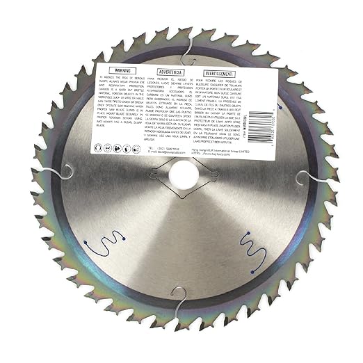 Circular Saw Blade Woodworking TA Series, 6-1/2" 40-Tooth, Arbor 5/8" with Diamond Knock-Out, Fine Finish Wood Cutting,Special Anti-Thermal Adhesion Coating on Cutting Head -TA, 6-1/2" 40T TA