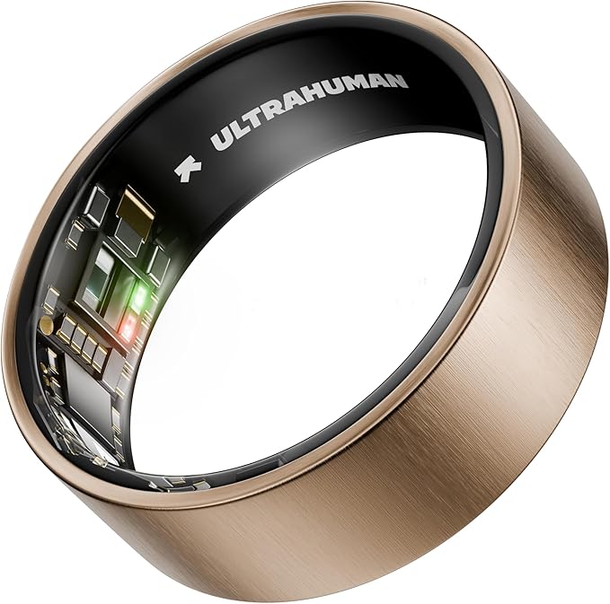 ULTRAHUMAN Ring AIR-Smart Ring Health Tracker, Size First Sizing Kit,Sleep Tracker,Smart Ring for Men/Women,Fitness Tracker (Made in India, Rose Gold, 6)