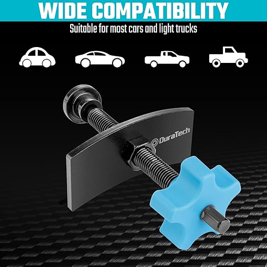 DURATECH Heavy Duty Caliper Piston Compressor Tool, Brake Pad Spreader with 2PCS Brake Caliper Hangers,Brake Piston Compressor Tool for Most Cars and Light Trucks