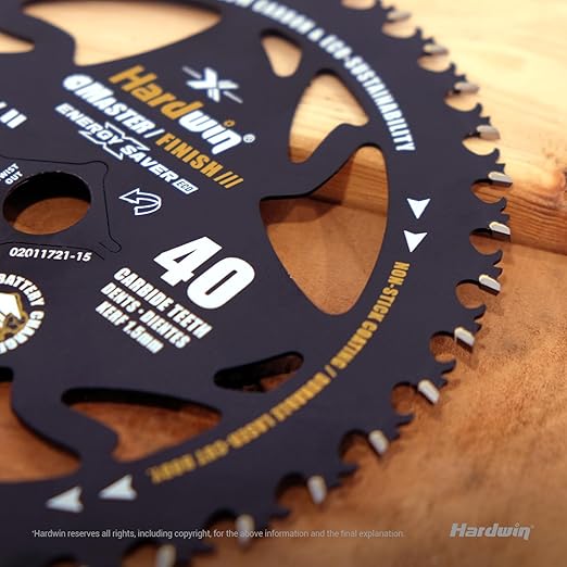 7 1/4 Inch Framing Circular Saw Blade-3Pack, 40T ATB Carbide Teeth, Lightweight for Cordless Saws. Super Thin Kerf for Cutting Wood, Plywood, MDF, OSB, Hardwood, Softwood & More.