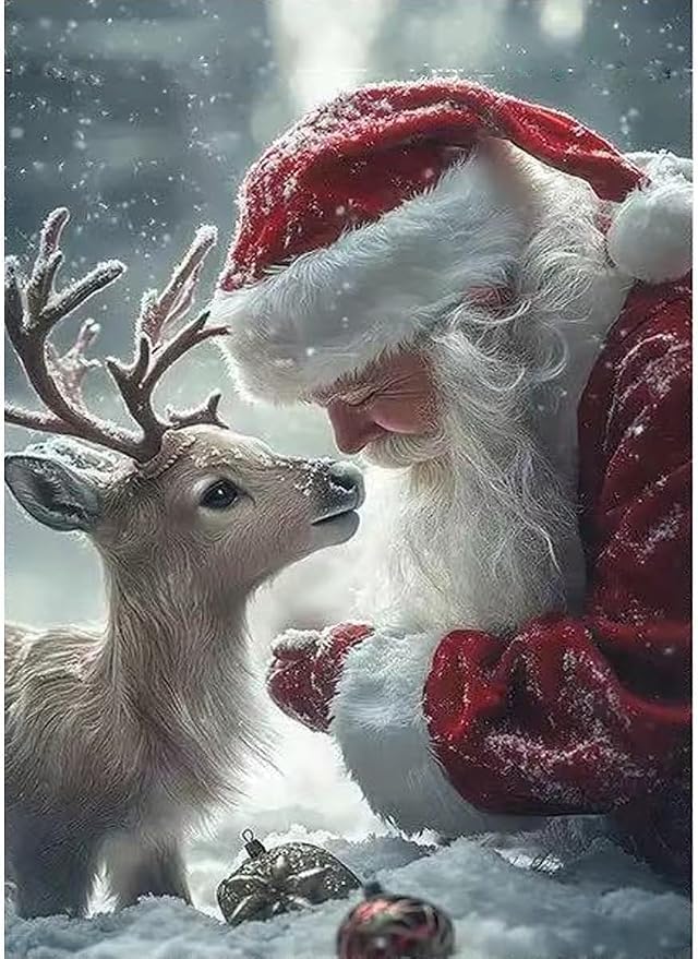 Santa Claus Stamped Cross Stitch Kits by WUSARPLY