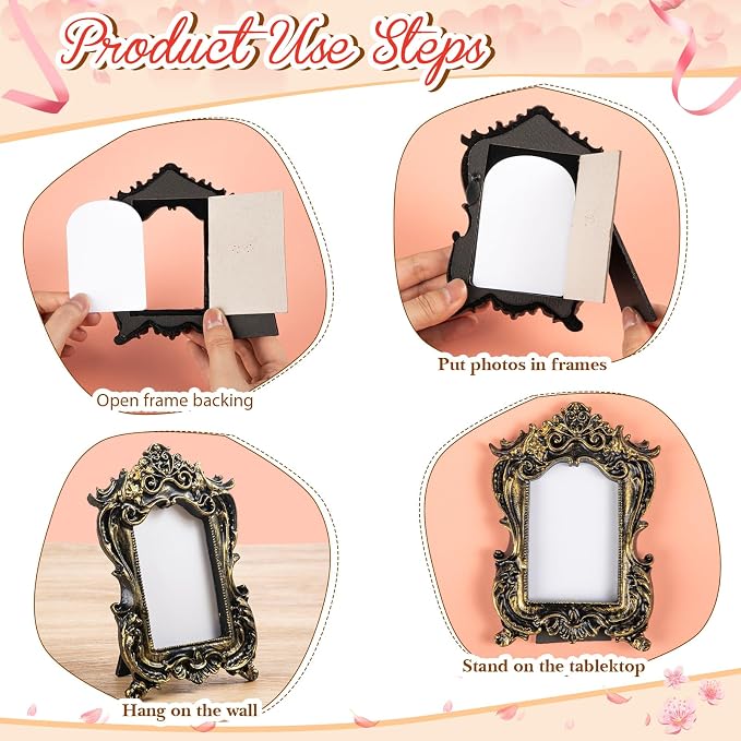 Maitys 40 Pcs Mini Picture Vintage Frames - Image 6