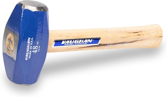 VAUGHAN Hand Drilling Hammer, Made In The USA, Ideal For Chisels, 48 oz, HD3, VN19110