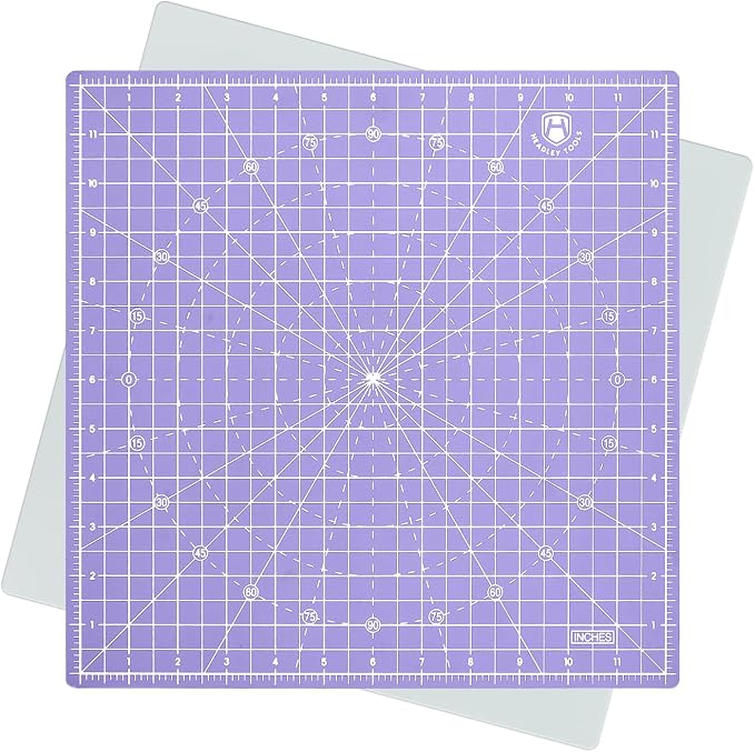 Headley Tools 12"x12" Rotating Cutting Mat, Self Healing Mat by HeadleyTools