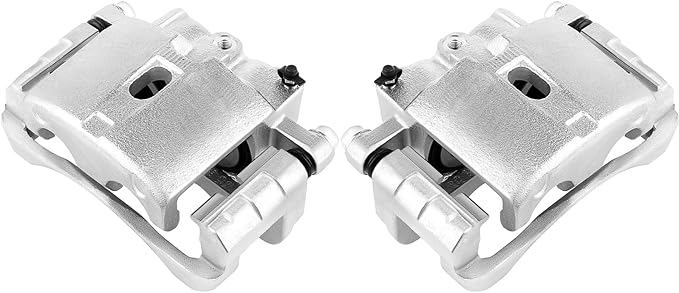 SCITOO 18-B4729 18-B4728 Left & Right Brake Calipers w/Bracket For Cadillac For Escalade 2002-2006, For Chevy For Astro 2003-2005, For GMC For Safari 2003-2005, with 4 Wheel Double Pistons
