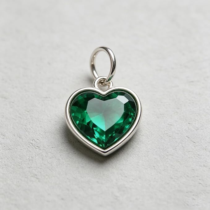 Emerald Green Color Cubic Zirconia Loose Beads Unset - Image 7