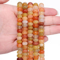 Songxi 5x8mm Natural Golden Silk Jade Beads, Gemstone by SongXi