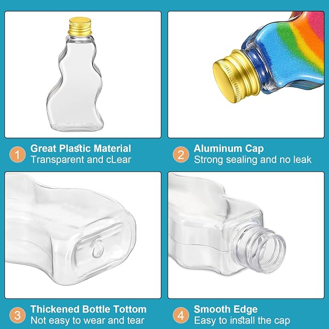 Nuenen 50 Pcs Sand Art Bottles Bulk - Image 3