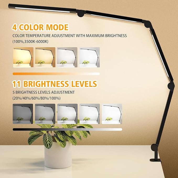 AILBTON Bright LED Desk Lamp - Image 4