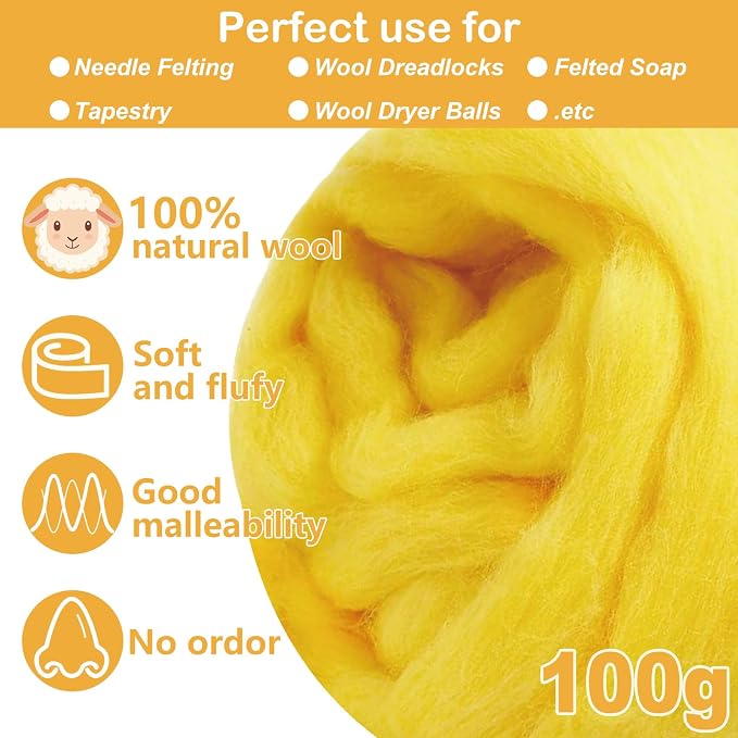 FYANER Wool Roving - Image 2