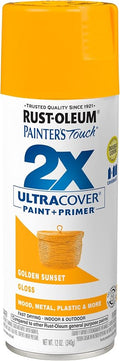 Rust-Oleum Painter's Touch 2X Ultra Cover Spray Paint, Gloss Golden Sunset | by Rust-Oleum