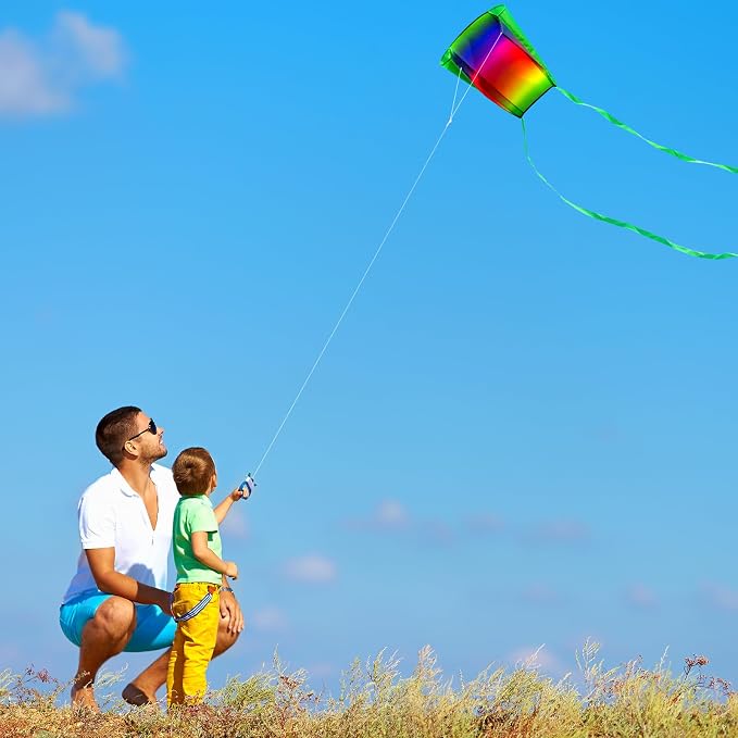 Easy Flyer Kite with Long Tail and String Line - Image 5