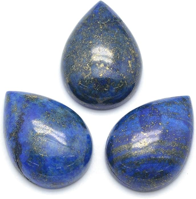 Fashewelry Natural Teardrop Flat Back Cabochons Beads by FASHEWELRY