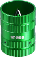 Metal Pipe Reamer for Copper PVC Pipe, Deburring Tool, PlumbingTools, 1/4” to 1-5/8” Inner/Outer Tubing Cleaner, Tube Chamfering Tool (Green)