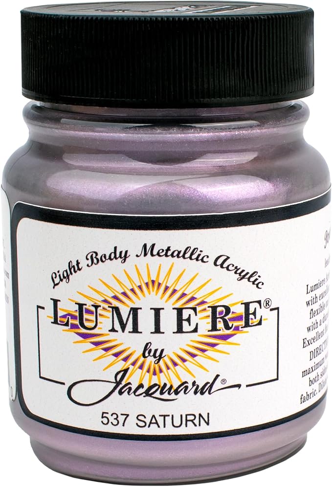 Jacquard Lumiere 2.25oz Fabric Paint Saturn by Jacquard
