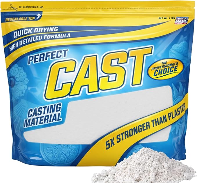 Perfect Cast Mold Casting Powder, Fast-Curing, Water-Based Material by PerfectCraft