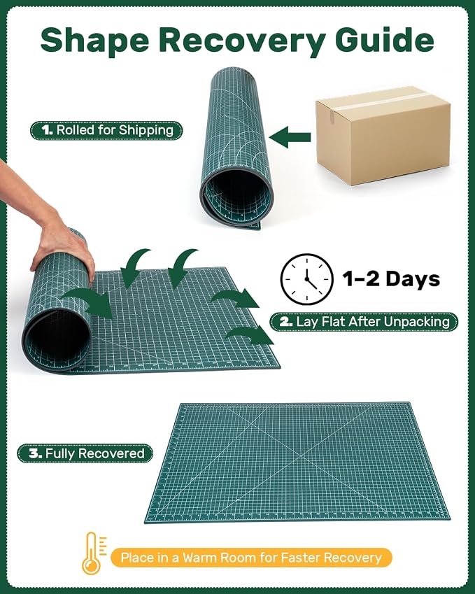 Self Healing Cutting Mat, Double-Sided Rotary Cutting Mat - Image 2