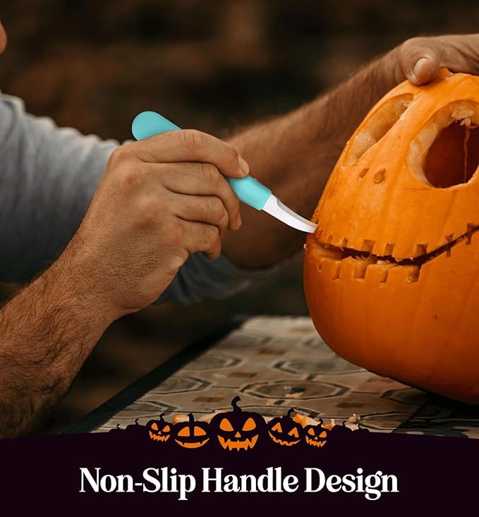 Halloween Pumpkin Carving Kit Case - Complete Pumpkin Carving Set With Saw Pumpkin Carving Knife - Halloween Pumpkin Carving Tools - Multipurpose Pumpkin Kit For Carving Pumpkin And Other Fruits