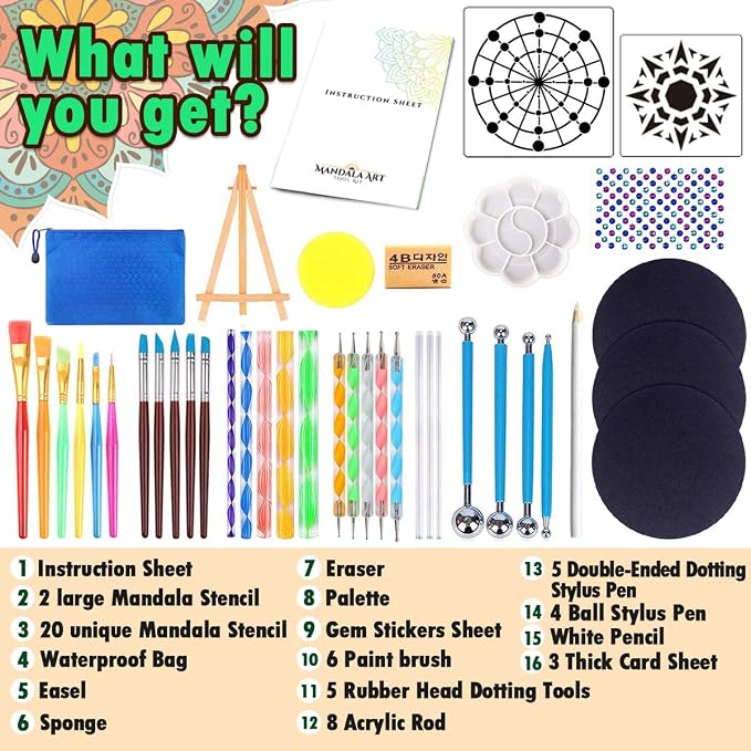 Insnug Mandala Dotting Tools Painting Kit - Image 2