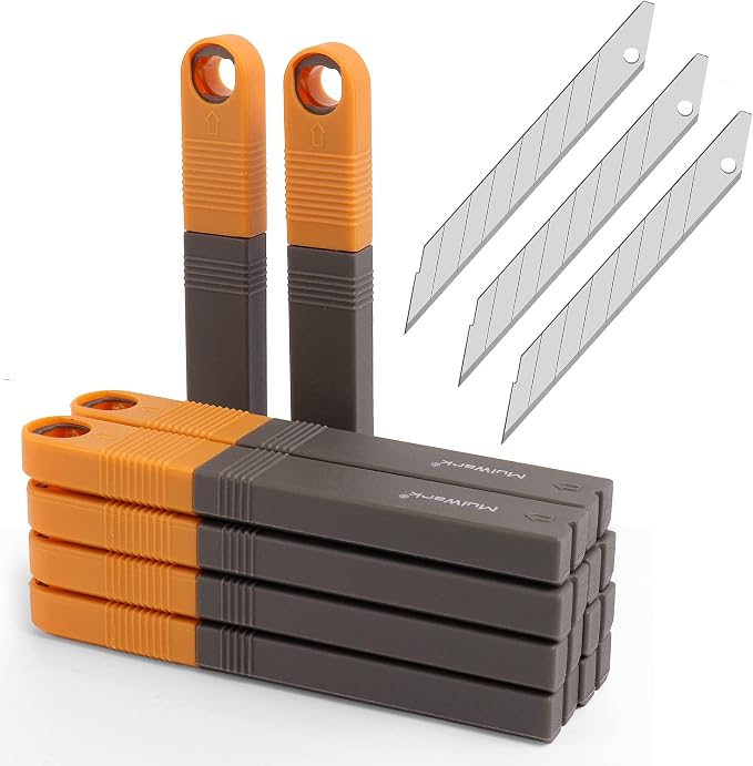 MulWark 100PC 9MM Snap Off 30 Degree Utility Knife Replacement Blades by MULWARK
