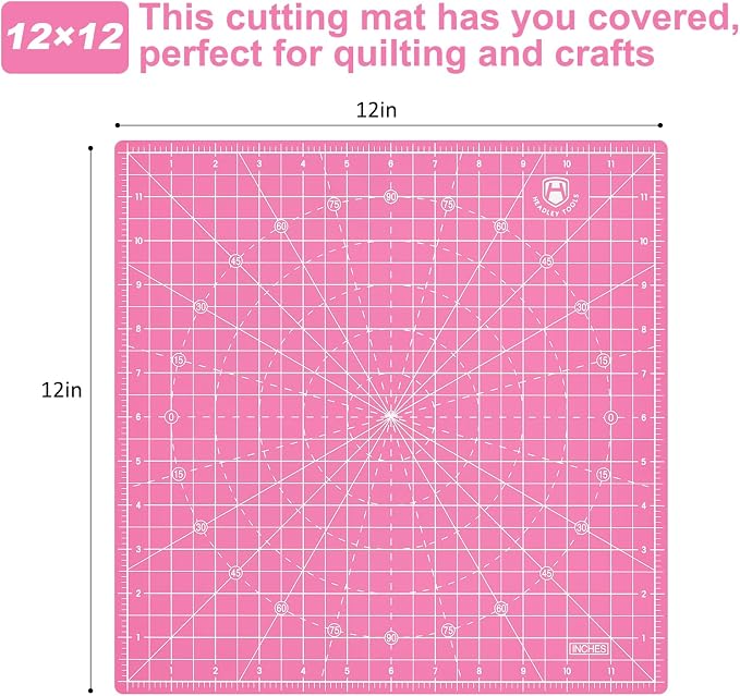 Headley Tools 12"x12" Rotating Cutting Mat, Self Healing Mat - Image 3