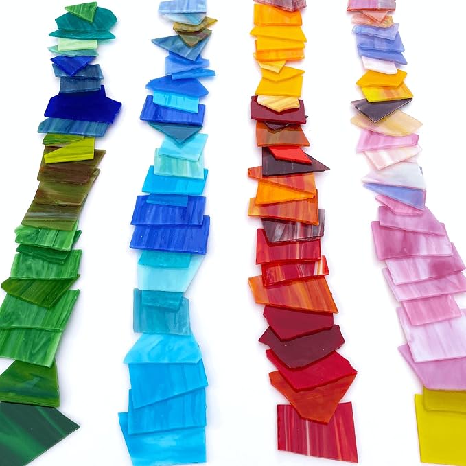 LITMIND 2.2LB Irregular Stained Glass Scraps - Image 2