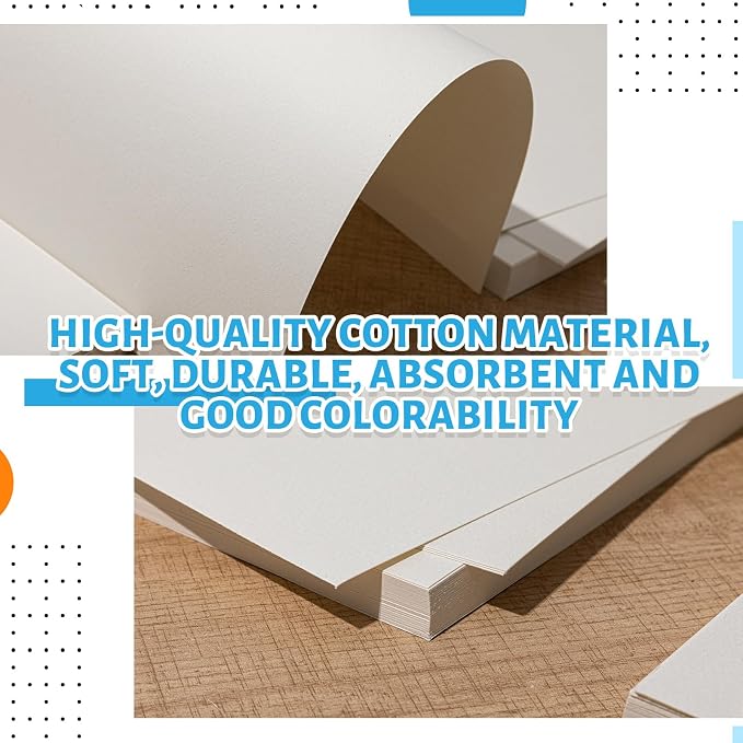 Marspark 150 Sheets Printmaking Paper, Printmaking Supplies, Artist Paper - Image 5
