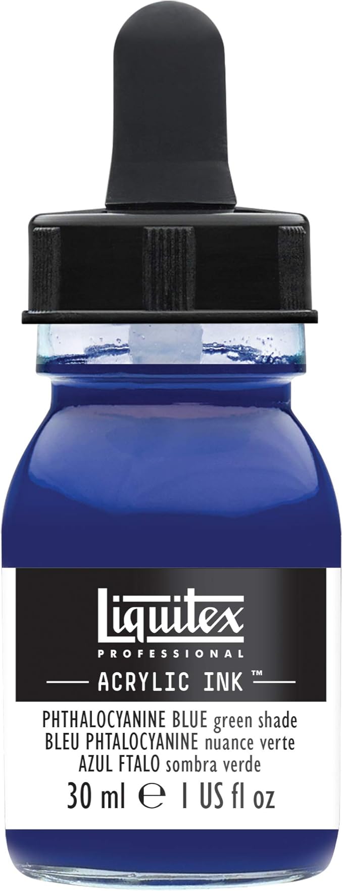 Liquitex Professional Acrylic Ink, 1-oz Jar, Phthalocyanine Blue Green Shade by Liquitex