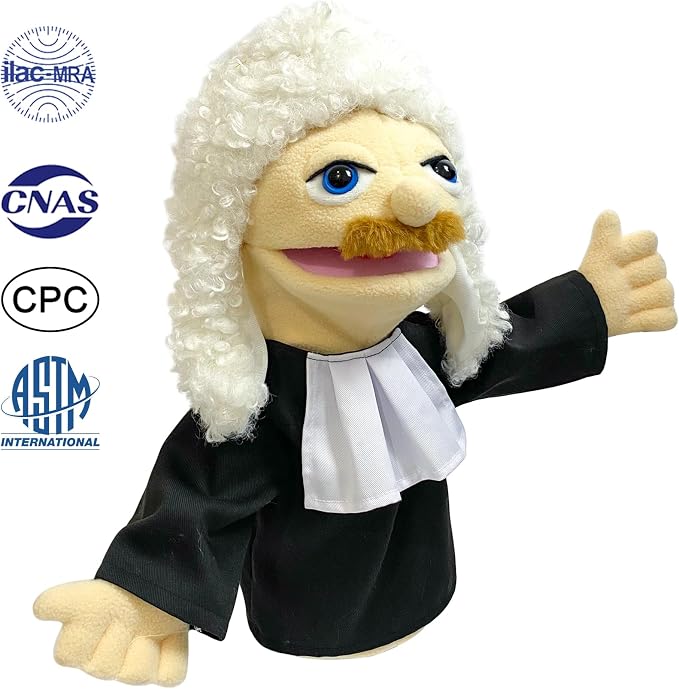 16" Puppets Entriloquist Puppet, Hand Puppets - Image 2