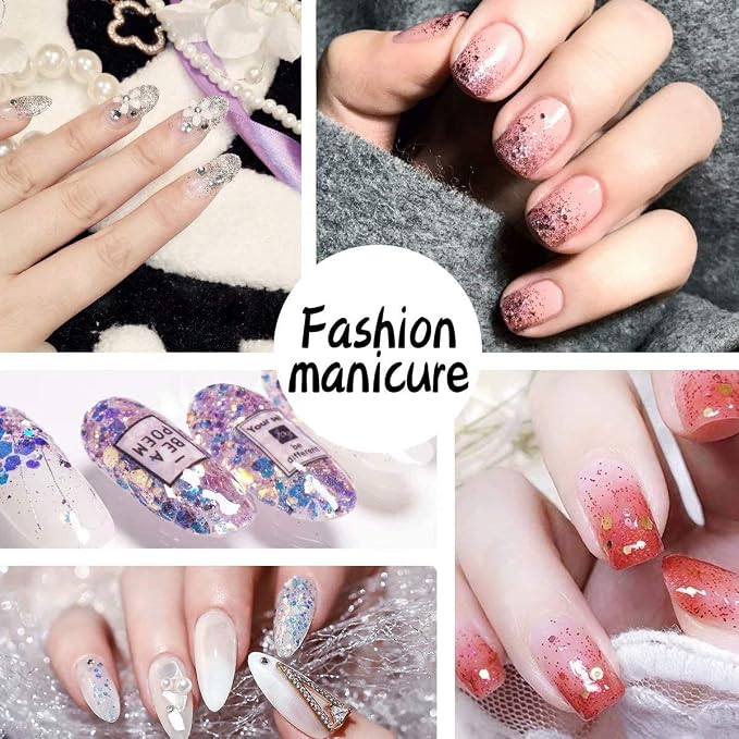 Holographic Chunky Glitter, Licool Craft Glitter - Image 5