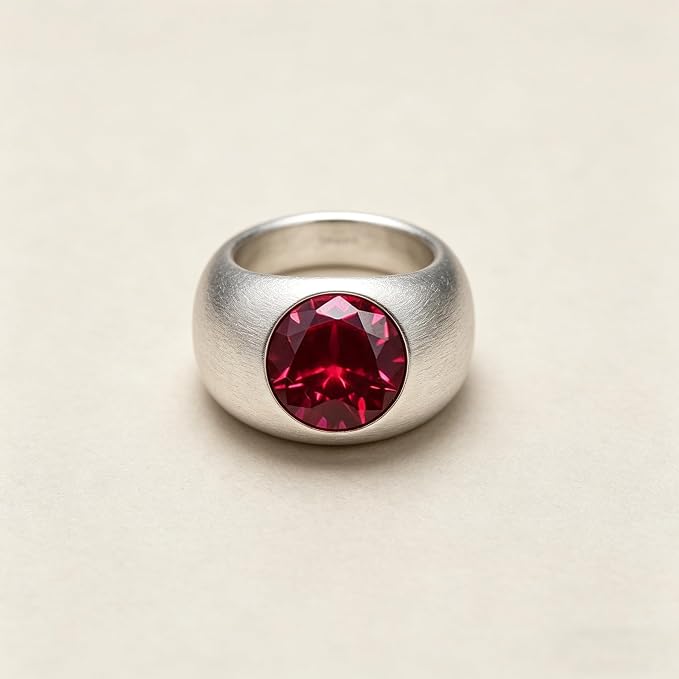 Ruby Red Cubic Zirconia Loose Beads Unset - Image 8
