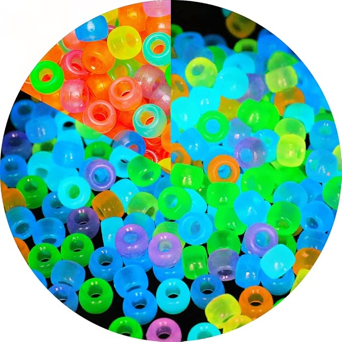 Pony Beads, Beads for Hair Braids, Plastic Bead for Crafts… by Eppingwin