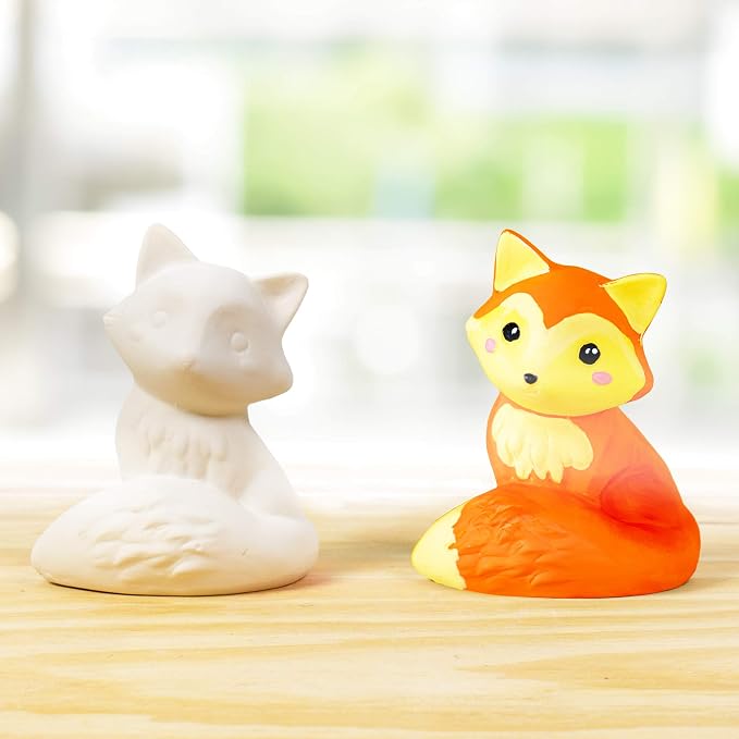 Creative Roots Paint Your Own Fox, DIY Fox, Kids Painting Set, Creativity - Image 4