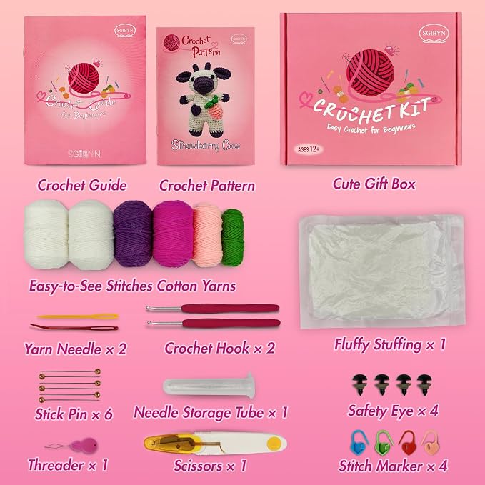 SGIBYN Crochet Kit for Beginners - Image 2