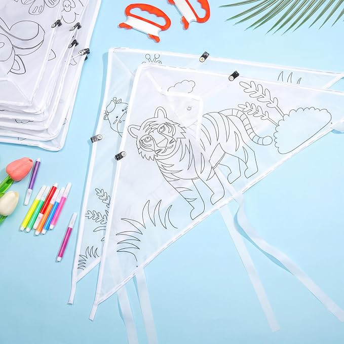 Syhood 60 Pcs DIY Coloring Kites Kit - Image 7