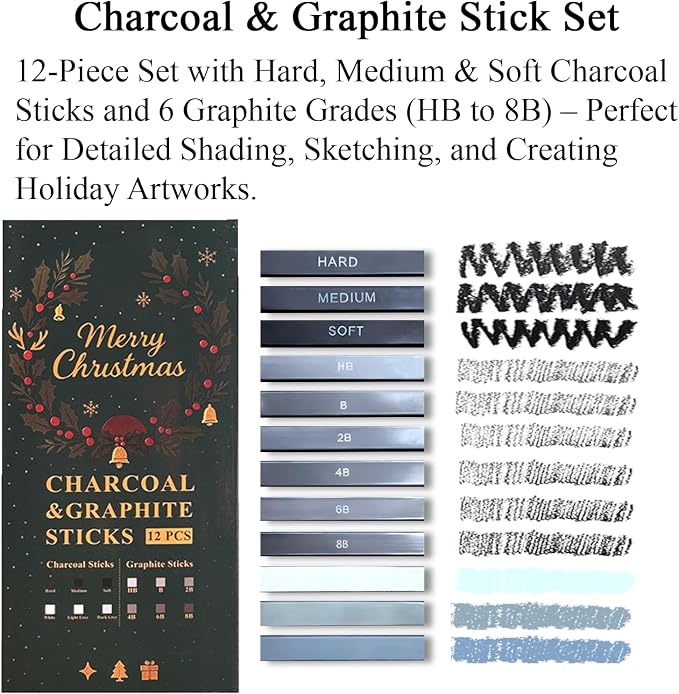 Fuxi Sketch Pad and Pencil Set | Stocking Stuffers, Art Supplies - Image 5